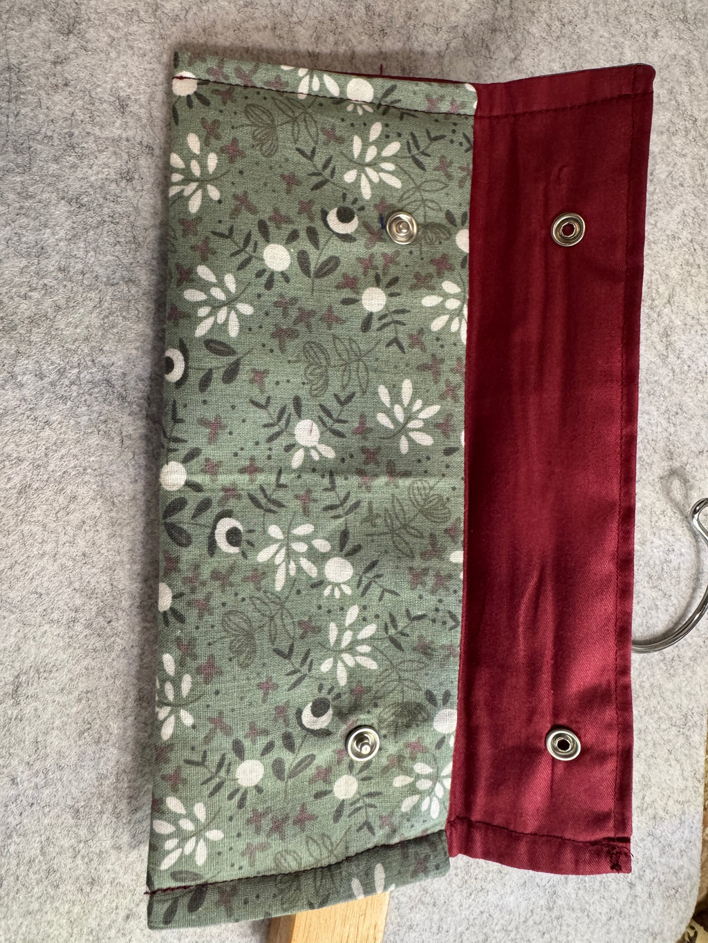 Snap closure wallet