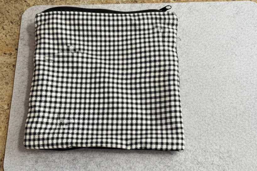 Tall zipper bag